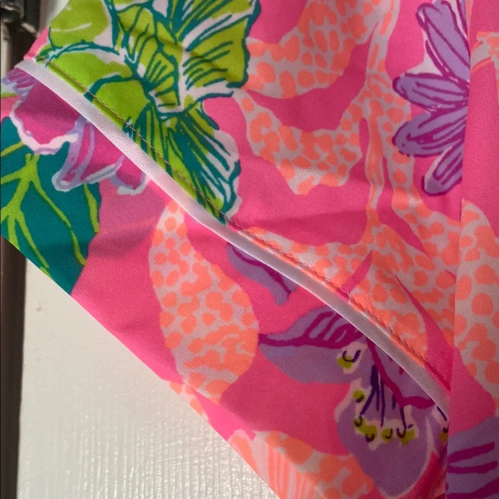 Lilly Pulitzer Pink and Purple Floral Top